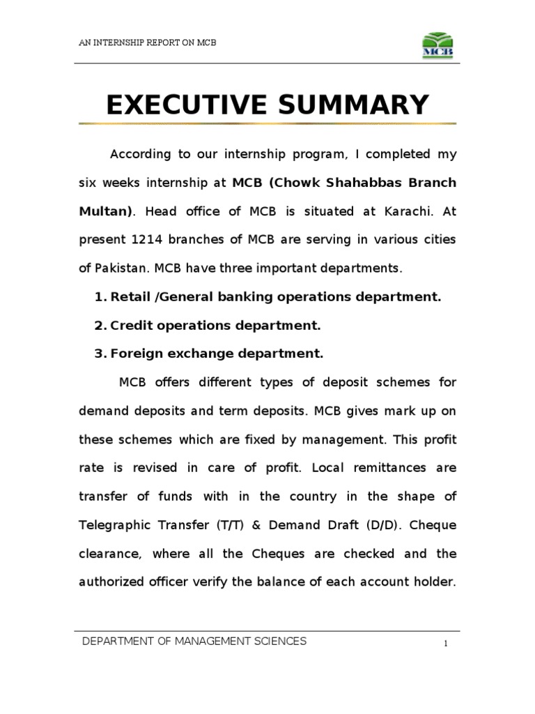 Final Mcb Deposit Account Banks - 