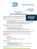 2011 ACEN Scholarship
