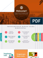 Presentasi Penggabungan Badan Usaha Horizontal