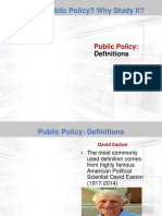 1. What Is Public Policy Why Study It