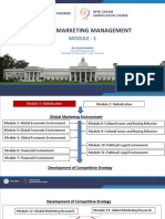Global Marketing Management: Module - 1