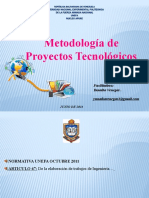 Metodología Proyectos Tecnológicos