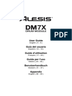 Alesis Dm7x Manual de Usuario