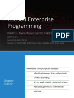 CSC584 Enterprise Programming: Chapter 1 - Review of Object-Oriented Programming