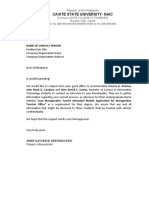 Form 002 - Letter For Client Interview