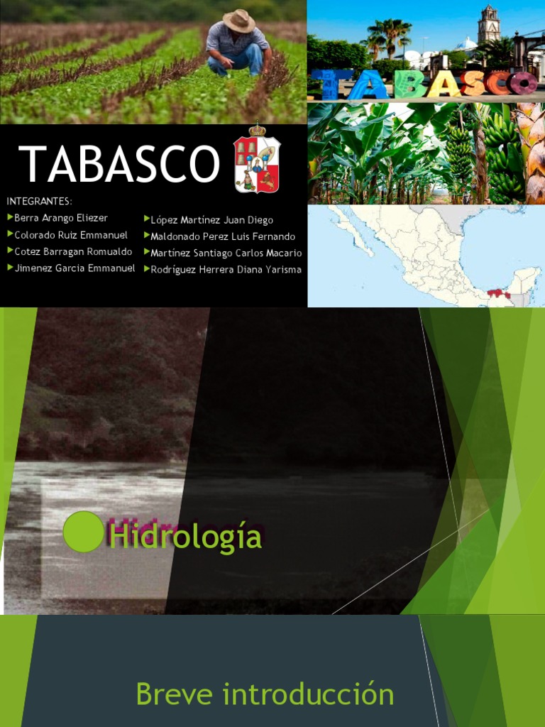 Principales ríos de Tabasco | PDF | Precipitación | Clima