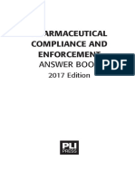 Pharmaceutical Compliance and Enforcement: Answer Book