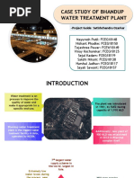 Case Study of Bhandup Water Treatment Plant: - Project Guide: Satishchandra Ozarkar
