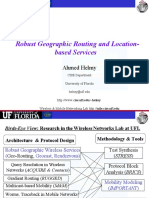 Robust Geographic Routing and Location-Based Services: Ahmed Helmy
