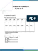 Dokumen Perencanaan PLTS On Grid