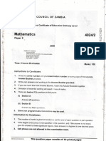 Gce Maths P2 2020