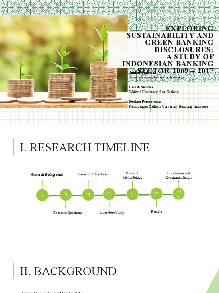 Exploring Sustainability and Green Banking Disclosures: A Study of ...
