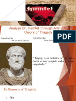 Analyze Dr.Hamley through Aristotle theory of tragedy