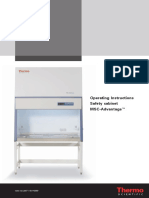 Thermo Safety Cabinets MSC-Advantage - User Manual