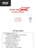 Oracle SQL Tuning Execution: An Introduction