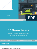 Android Sensor Development: Measure Motion, Orientation & Environment