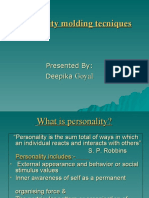 Personality Molding Tecniques