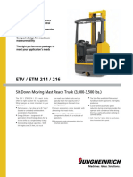 ETV / ETM 214 / 216: Sit-Down Moving Mast Reach Truck (3,000-3,500 LBS.)