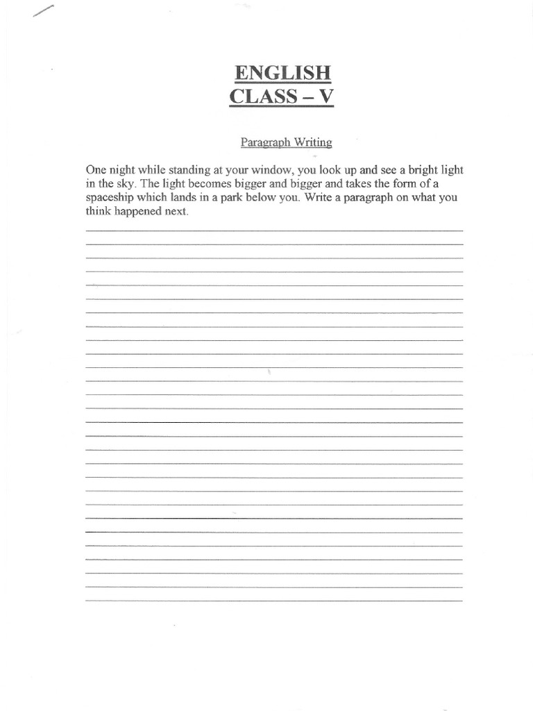 CBSE Class 5 English Revision Worksheet | PDF