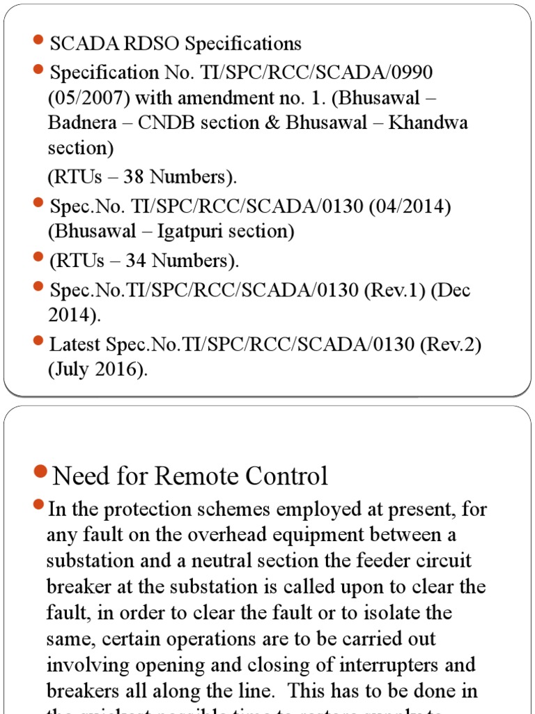 Emc SCADA Presentation | PDF | Scada | Electrical Substation