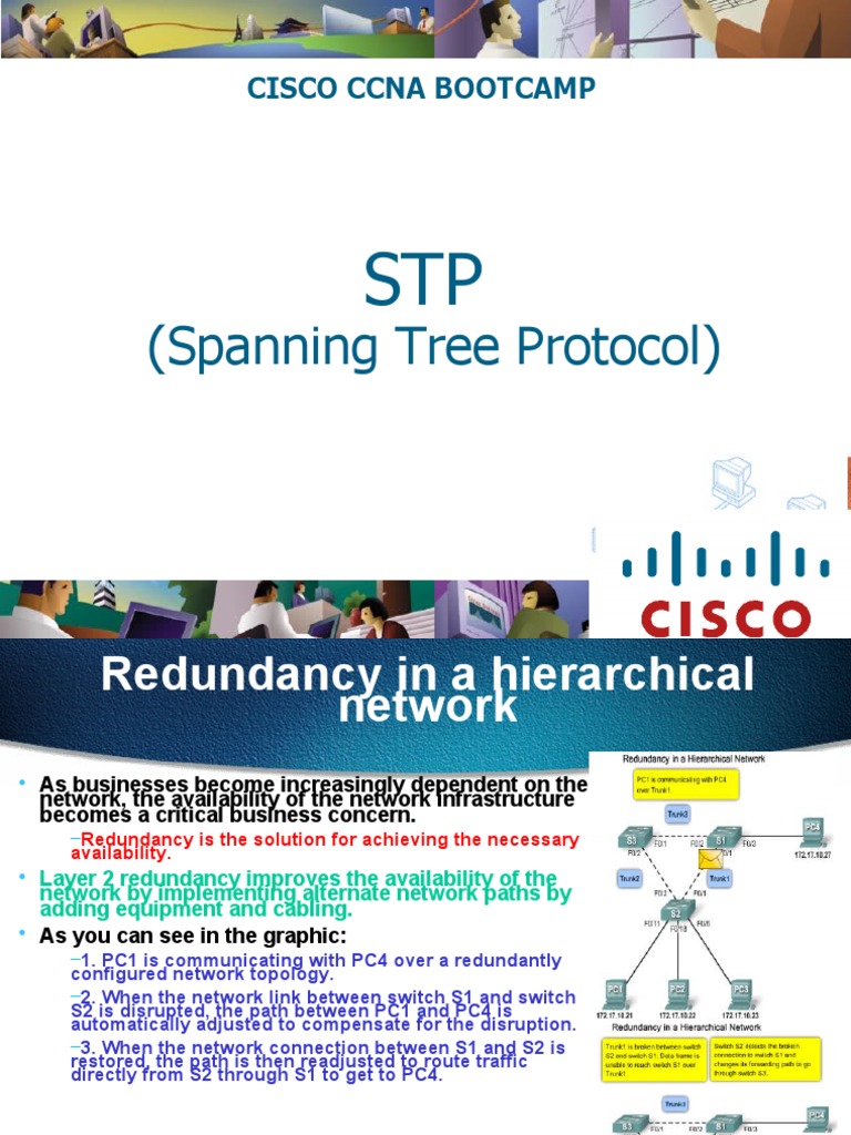 (Spanning Tree Protocol) : Cisco Ccna Bootcamp | PDF | Cisco ...