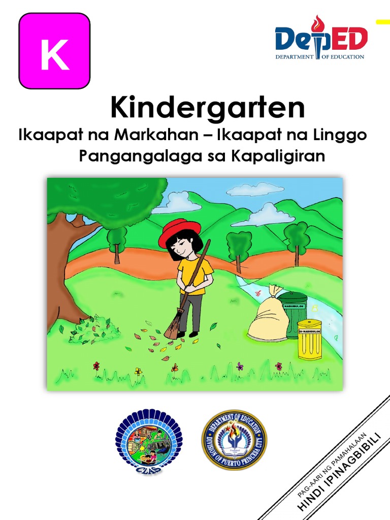 Kindergarten q4 Week4 Worksheets PangangalagasaKapaligiran v2Liezl