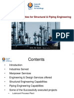 Technical Capabilities For Structural & Piping Engineering