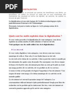 Digitalisation et Transformation Numérique | PDF | Scanner ...