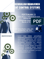 Meeting 13 - Tata Kelola Perusahaan Dan Dewan Direksi