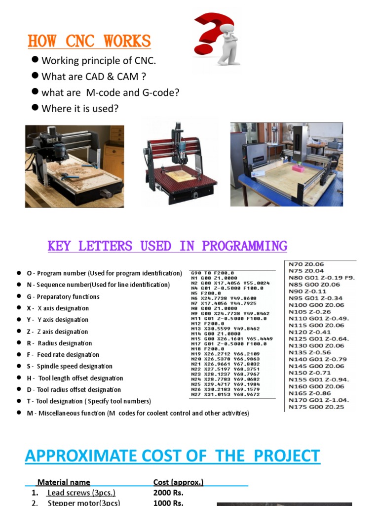 Design and Fabrication of Mini CNC Carving Machine-1 | PDF