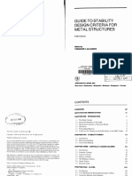 Guide To Stability Desing Criteria For Metal Structures