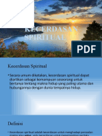 MENGENAL KECERDASAN SPIRITUAL