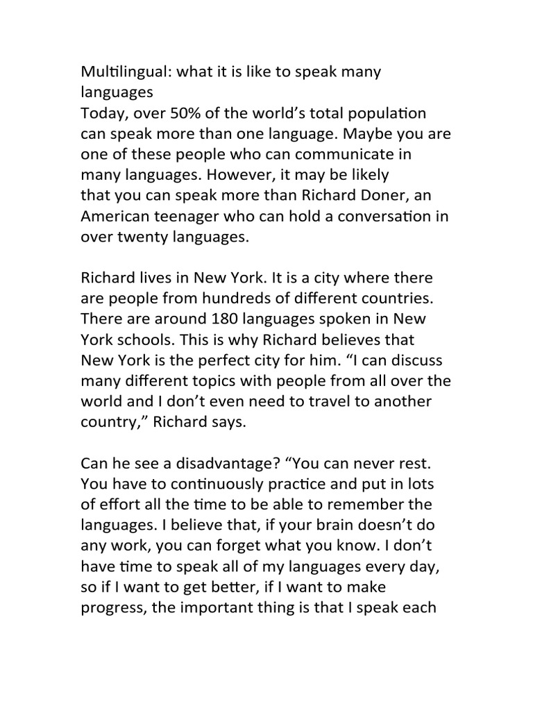 Multilingual | PDF