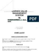  Earned Value Management System