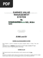  Earned Value Management System