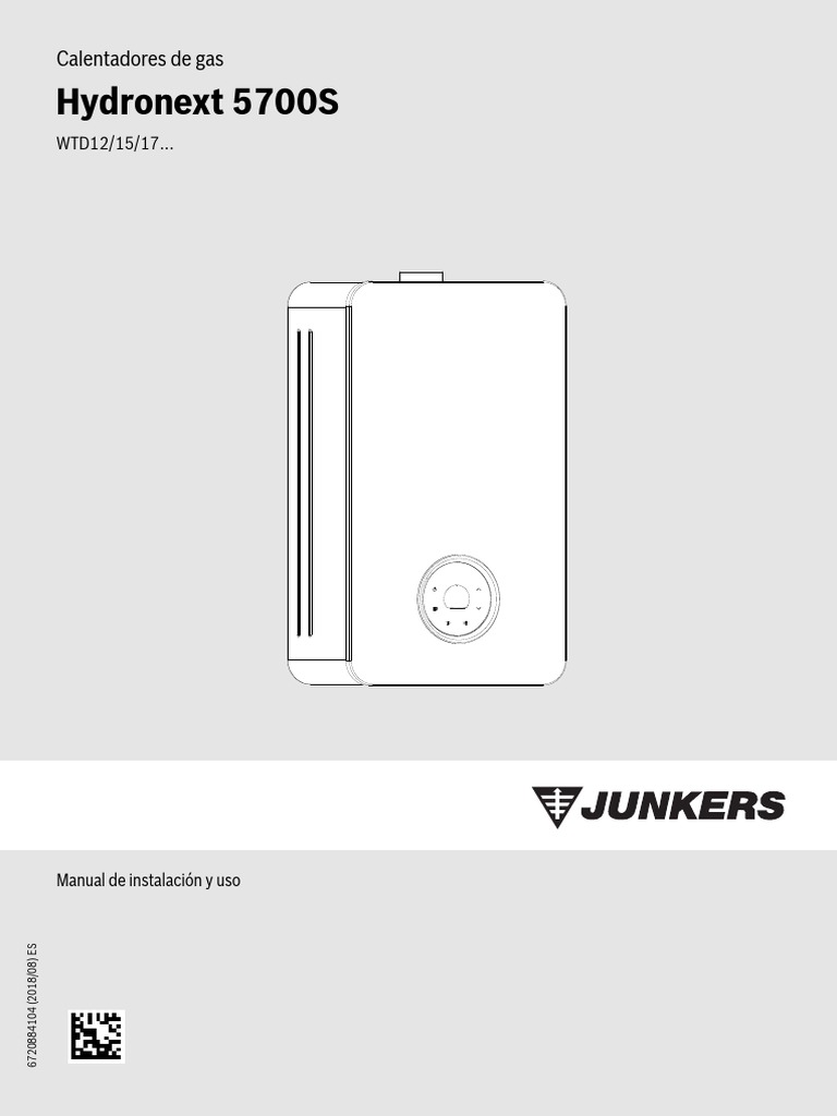 Junkers Hydronet-5700s, PDF, Tap (Válvula)