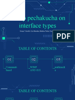 Group Pechakucha On Interface Types: Group 1 Humex: Cai, Manalac, Medina, Pedro, Tacorda