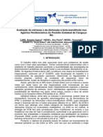 AVALIAÇÃO DO ESTRESSE E DA DISFUNÇÃO-CRÂNIO-MANDIBULAR NOS AGENTES PENITENCIÁRIOS