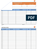 Attendance Sheet Group Activity