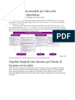 Alur Penapisan Masalah Gizi Dan Jenis Layanan Yang Diperlukan