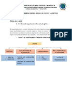 Evaluacion Primera Parcial Modulo de Costos Logisticos