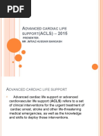 A (ACLS) - 2015: Dvanced Cardiac Life Support