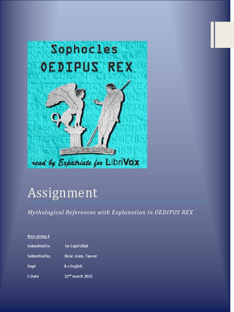 Mythological References in Oedipus Rex PDF Apollo Athena
