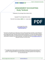 Paper F2: Management Accounting Study Textbook: Vance