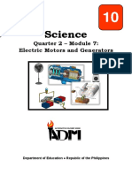 Science 10 Q2 M7 ElectricMotorandGenerators v3