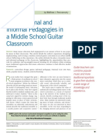 Mixing Formal and Informal Pedagogies in A Middle School Guitar Classroom