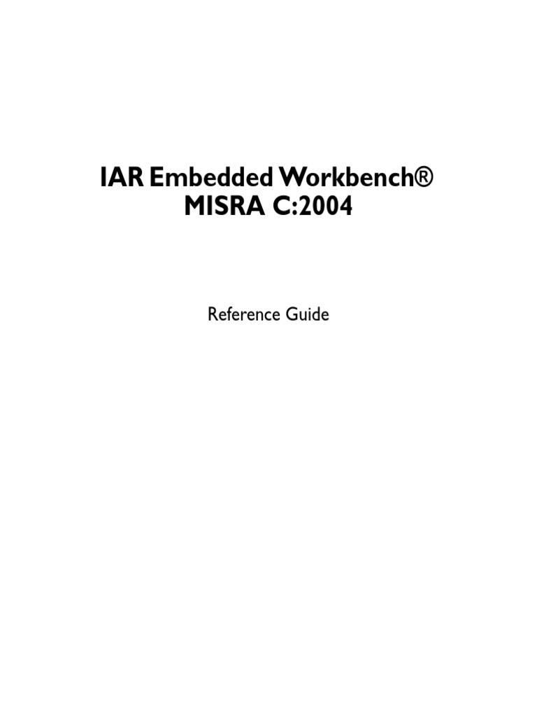 Misra C Pdf _ MISRA-C – JRXE