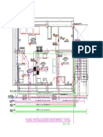 Planos de Estructuras e Instalaciones Sanitarias-Model