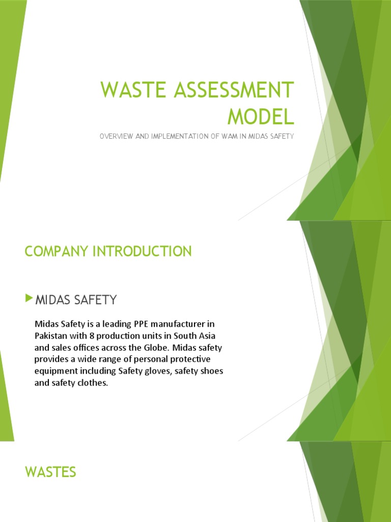 Waste Assessment Model (Wam) PDF Business