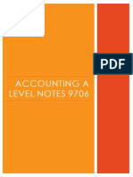 Accounting A Level Notes 9706